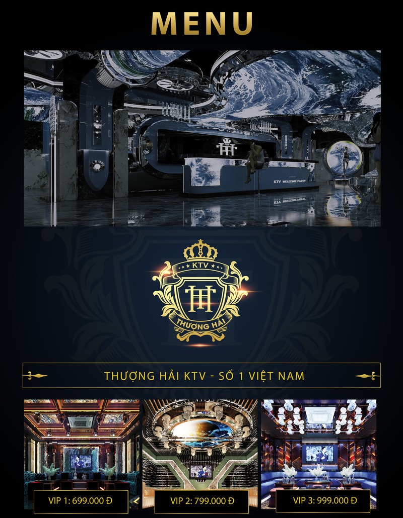 Menu chính thức Thượng Hải KTV