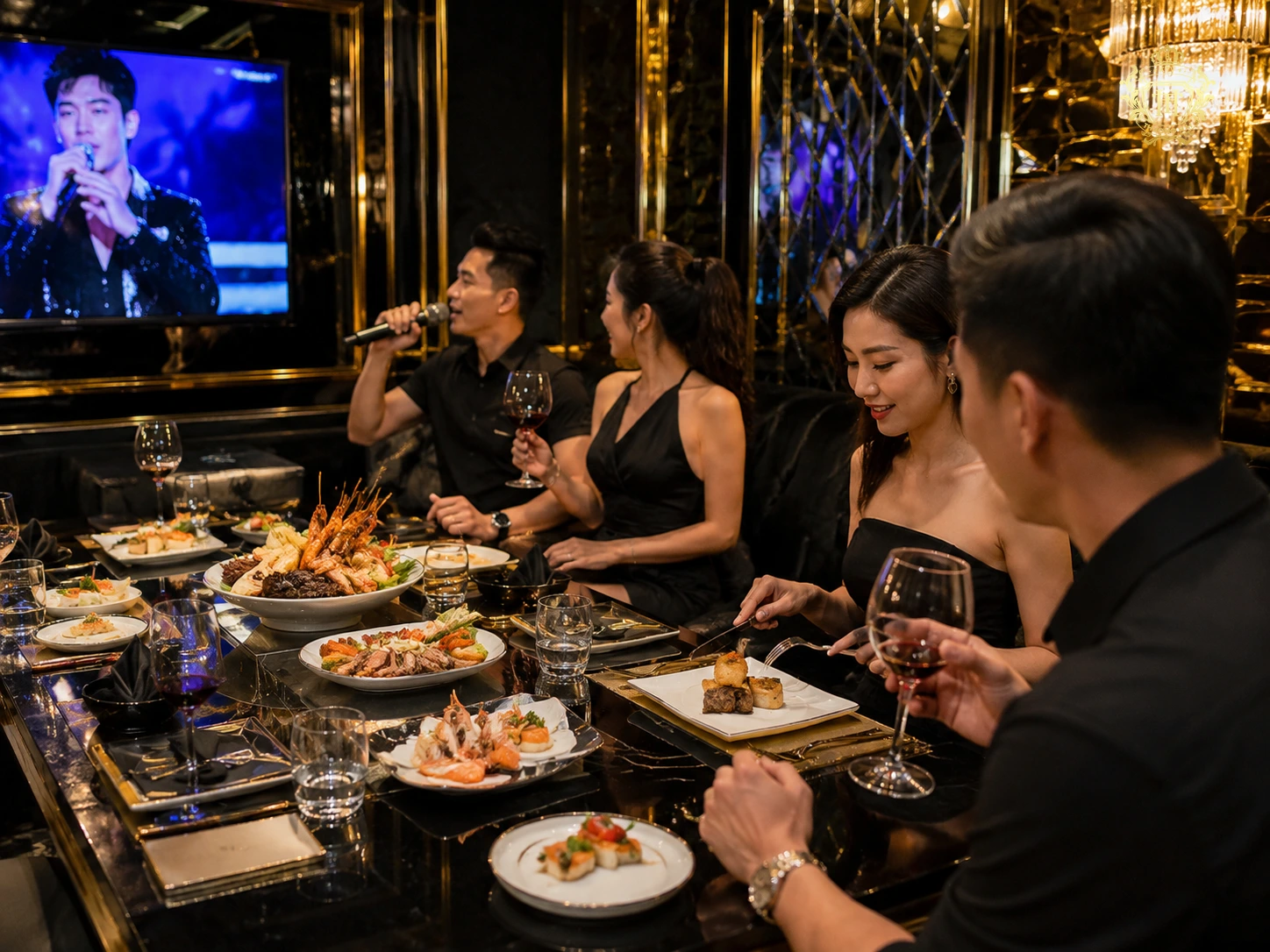 Combo ẩm thực trọn gói tại Thượng Hải KTV