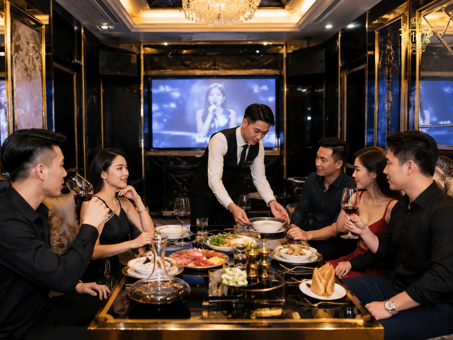 Dịch vụ phục vụ ẩm thực tận phòng karaoke VIP