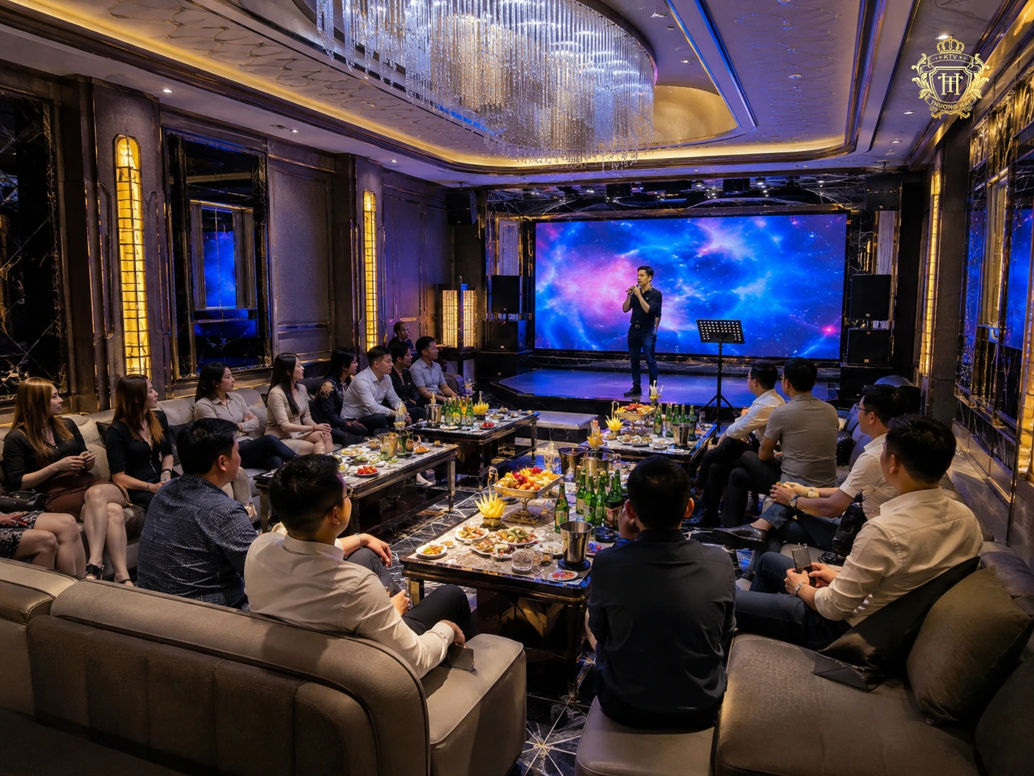 Không gian karaoke VIP sang trọng tại Thượng Hải KTV