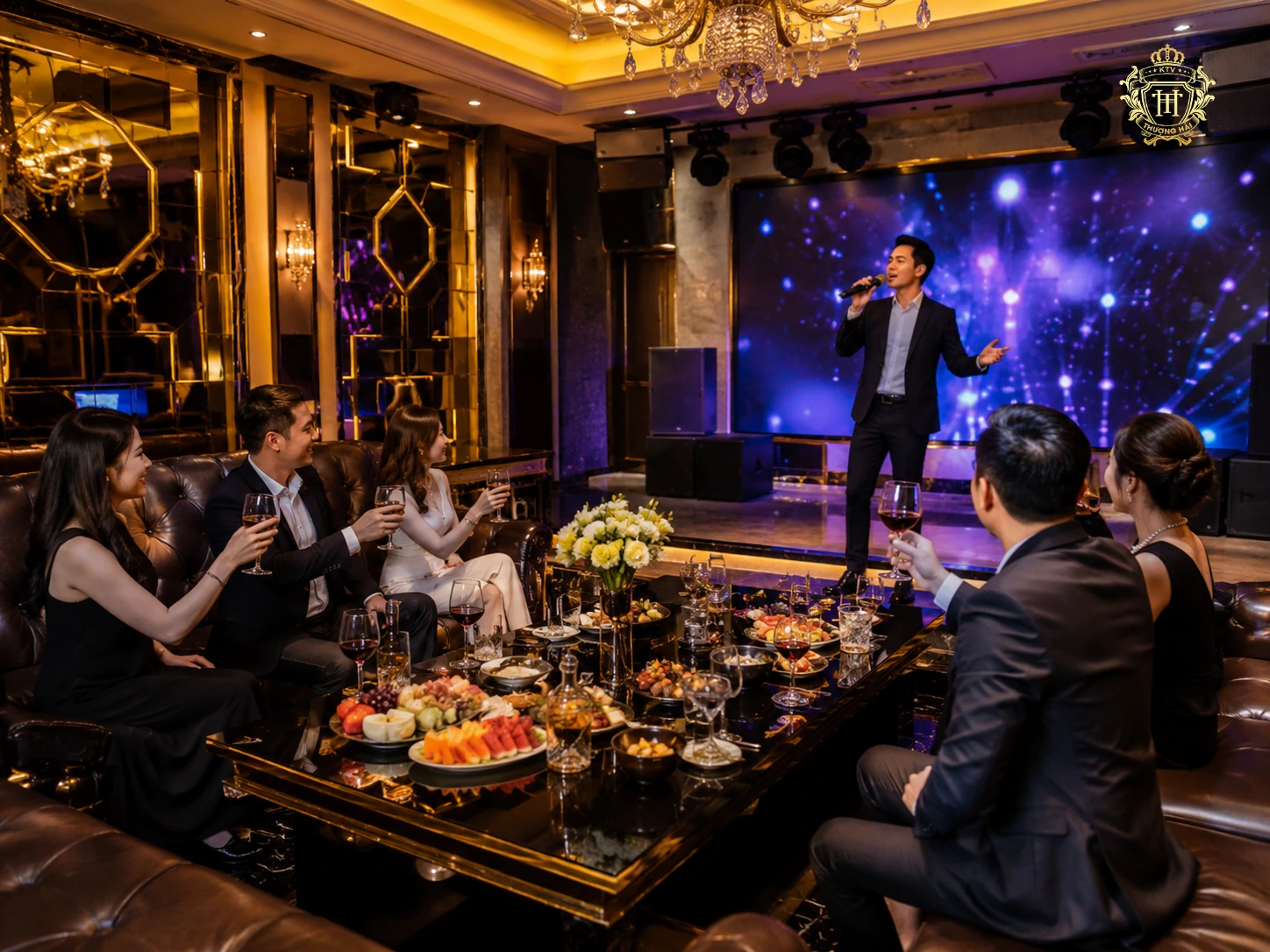 Phòng karaoke cách âm và tiêu âm đạt chuẩn