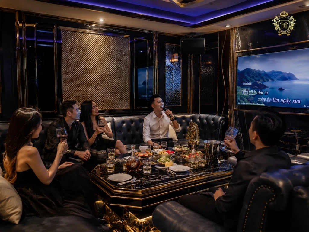 Phòng karaoke riêng tư sang trọng tại Thượng Hải KTV