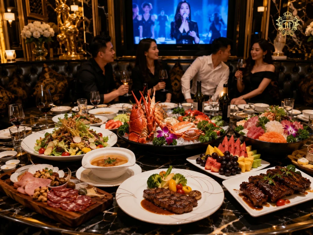 Thực đơn nhà hàng karaoke cao cấp tại Thượng Hải KTV