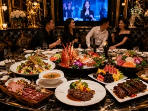 Thực đơn nhà hàng karaoke cao cấp tại Thượng Hải KTV