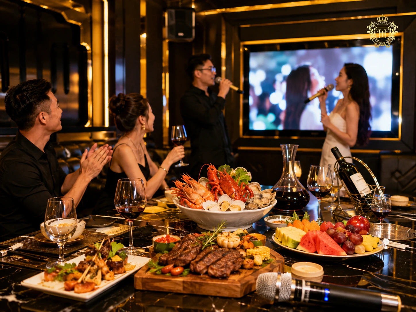 Trải nghiệm Karaoke và Restaurant tại Thượng Hải KTV